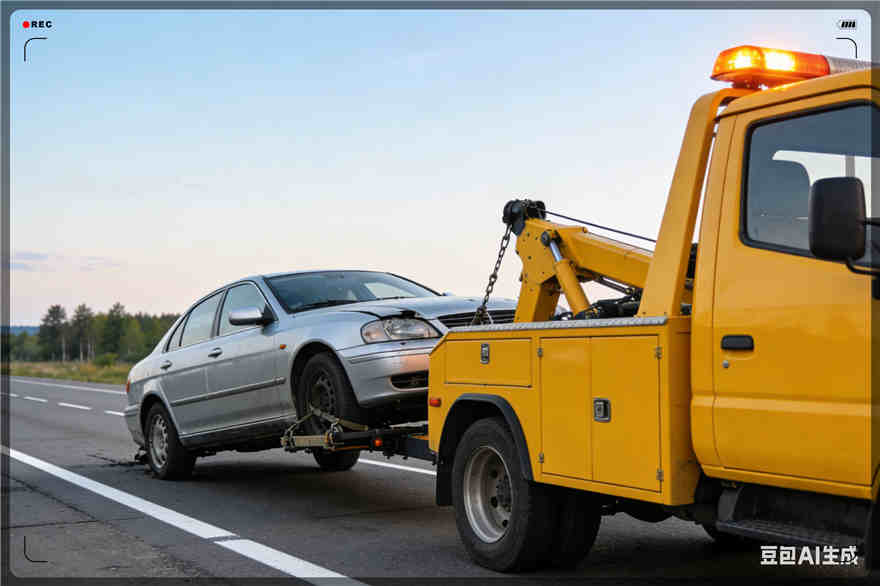 盂县拖车救援电话【案例】