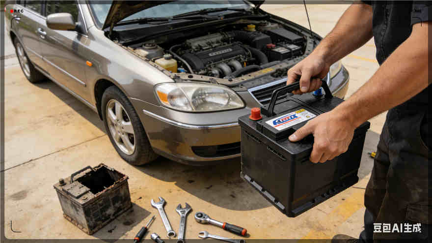 盂县汽车换电瓶电话【案例】